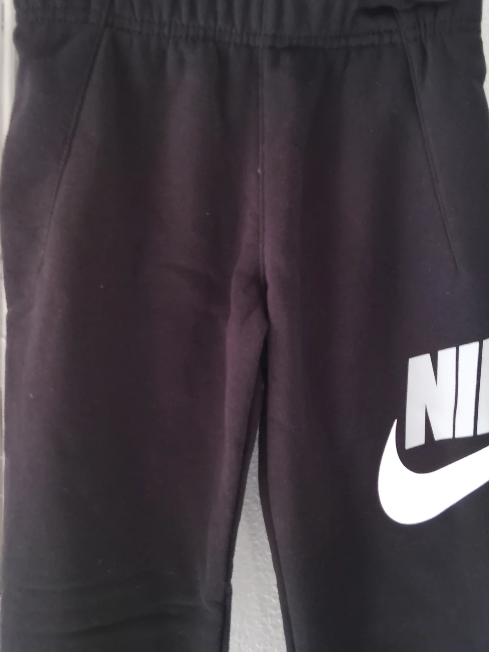 Nike Kids Black Logo Jogger Pants