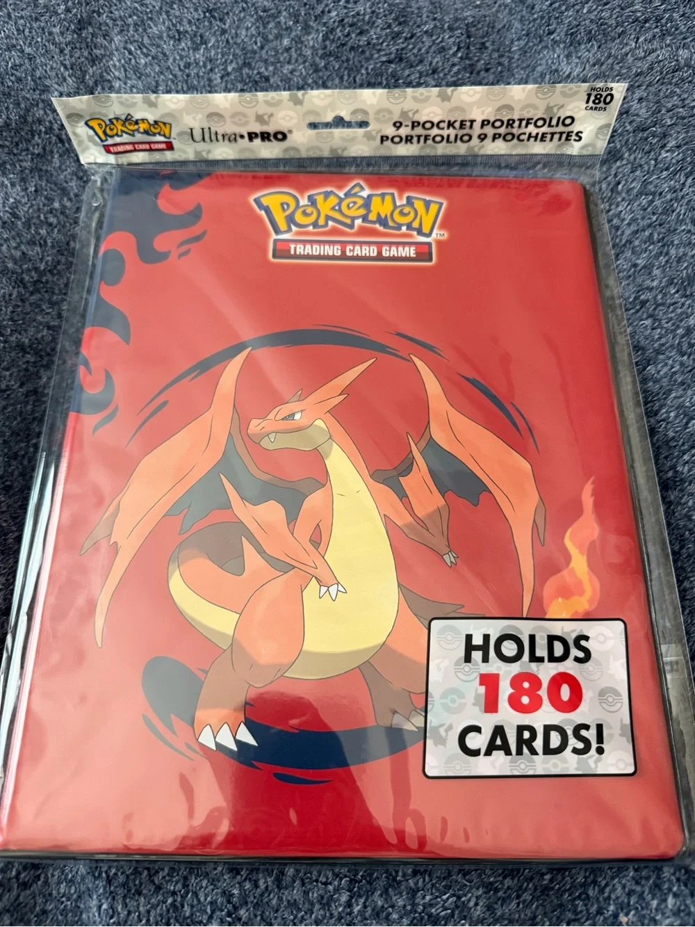 Pokémon Charizard 9-Pocket Card Portfolio - Red