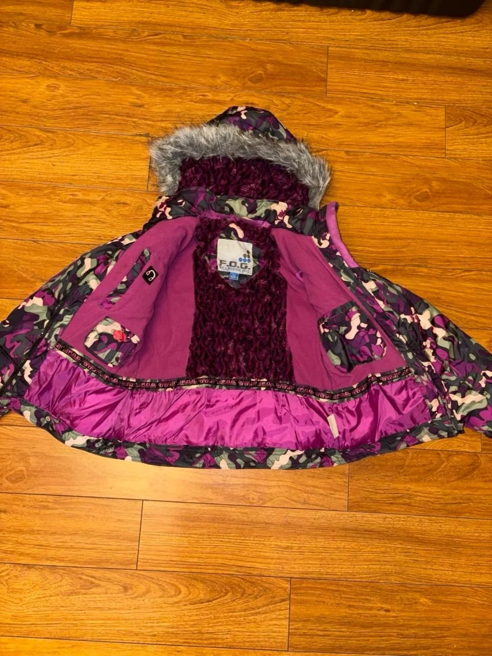 London Fog purple camo
