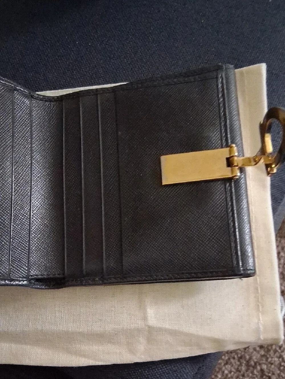 Salvatore Ferragamo structured black