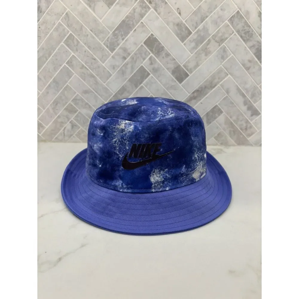 NWOT Nike‎ Tie Dye Bucket Hat Indigo DH1095-500 Youth Kids Size M/L Medium