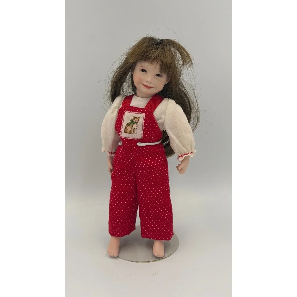 Quaker‎ Maid American Girl Series Bisque Porcelain Doll 8.5