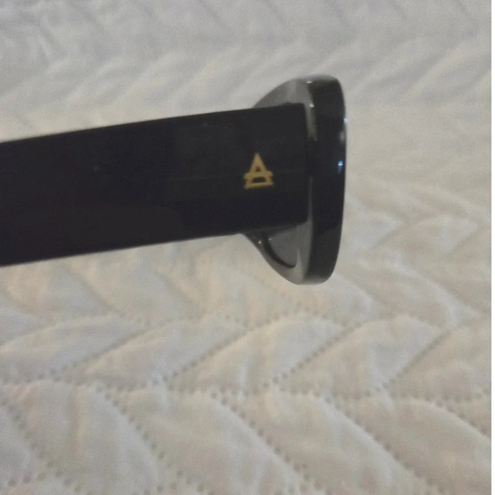 AIRE Ceres V2 Black Rectangular Sunglasses‎ Recycled Plastic 2122526 Smoke Lens