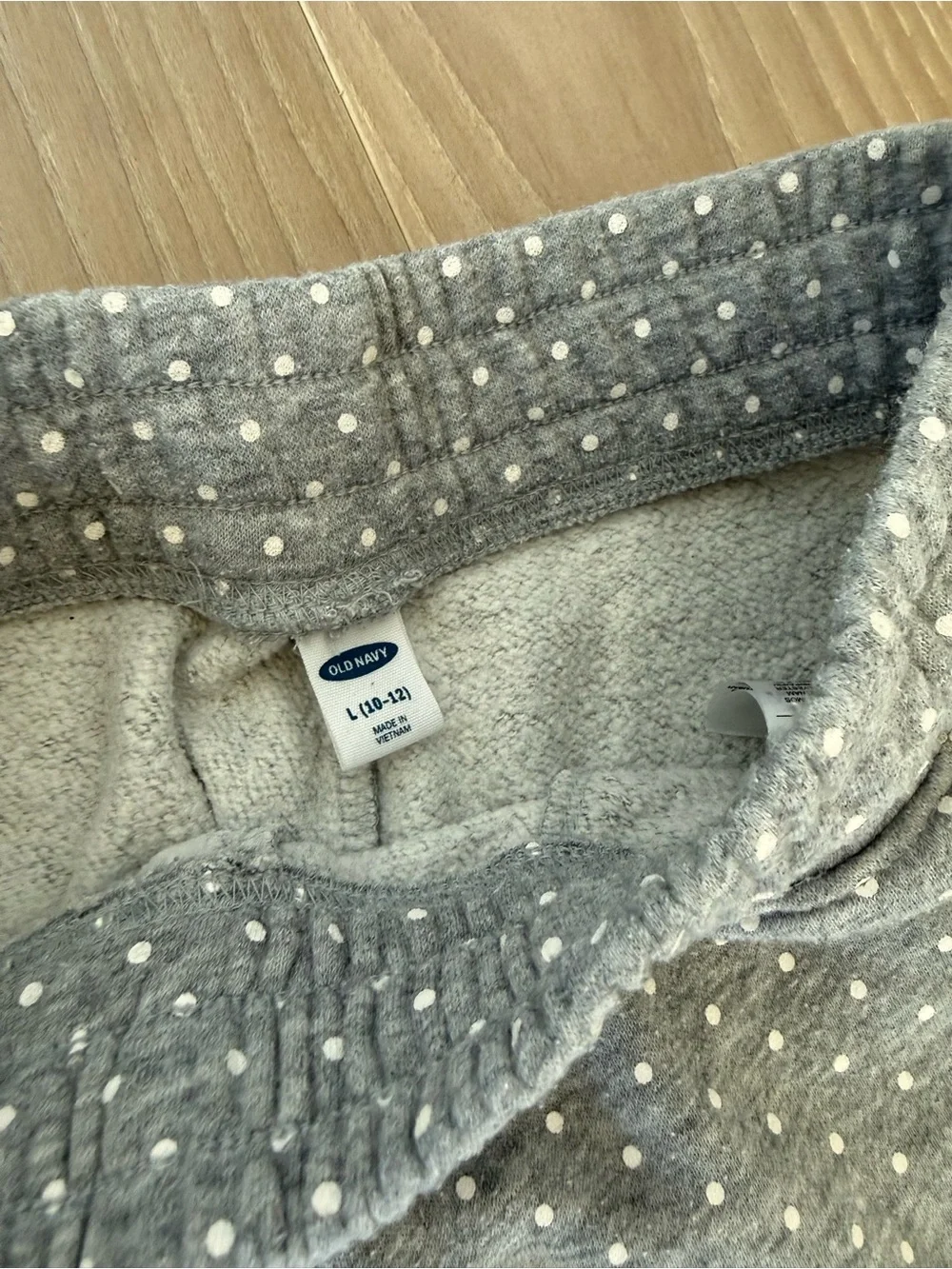 Old Navy Star & Dot Sweatpants - Cream with Black Stars & Gray with White Dots