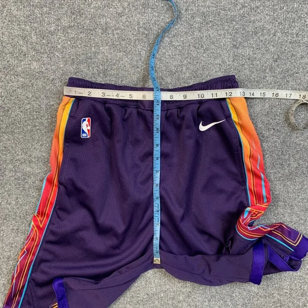 Phoenix Suns Shorts Boys Youth L Large Purple Player Engineered Basketball Nike