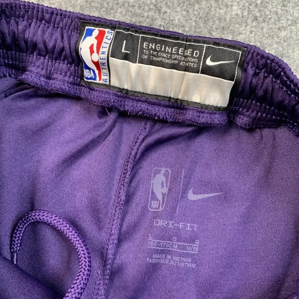 Phoenix Suns Shorts Boys Youth L Large Purple Player Engineered Basketball Nike