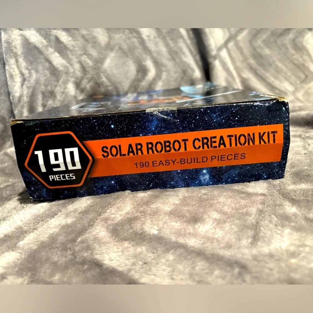 STEM 12-in-1 Education Solar Robot Toy Powered by The Sun, 190‎ Pieces DIY