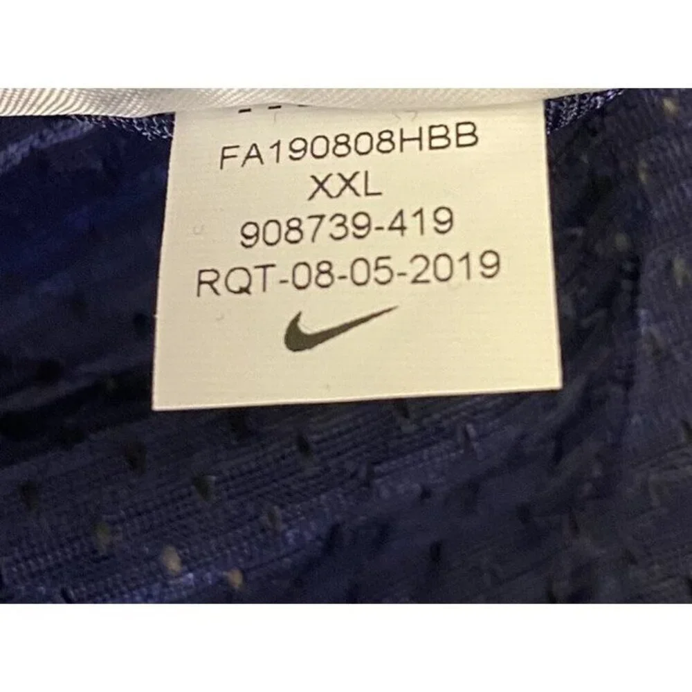 Nike Football Practice Jersey Blue 908739 - 419 Boy’s Size 2XL - XXL - NWT $50