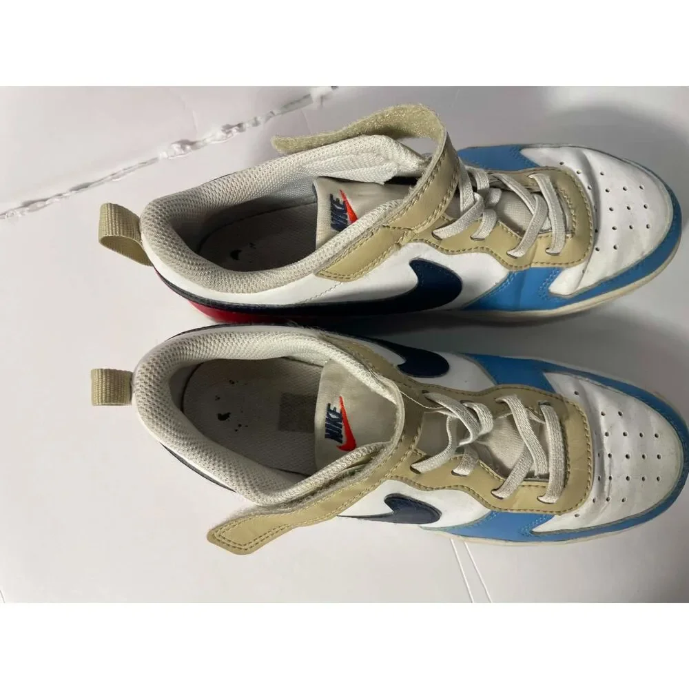 Nike white blue