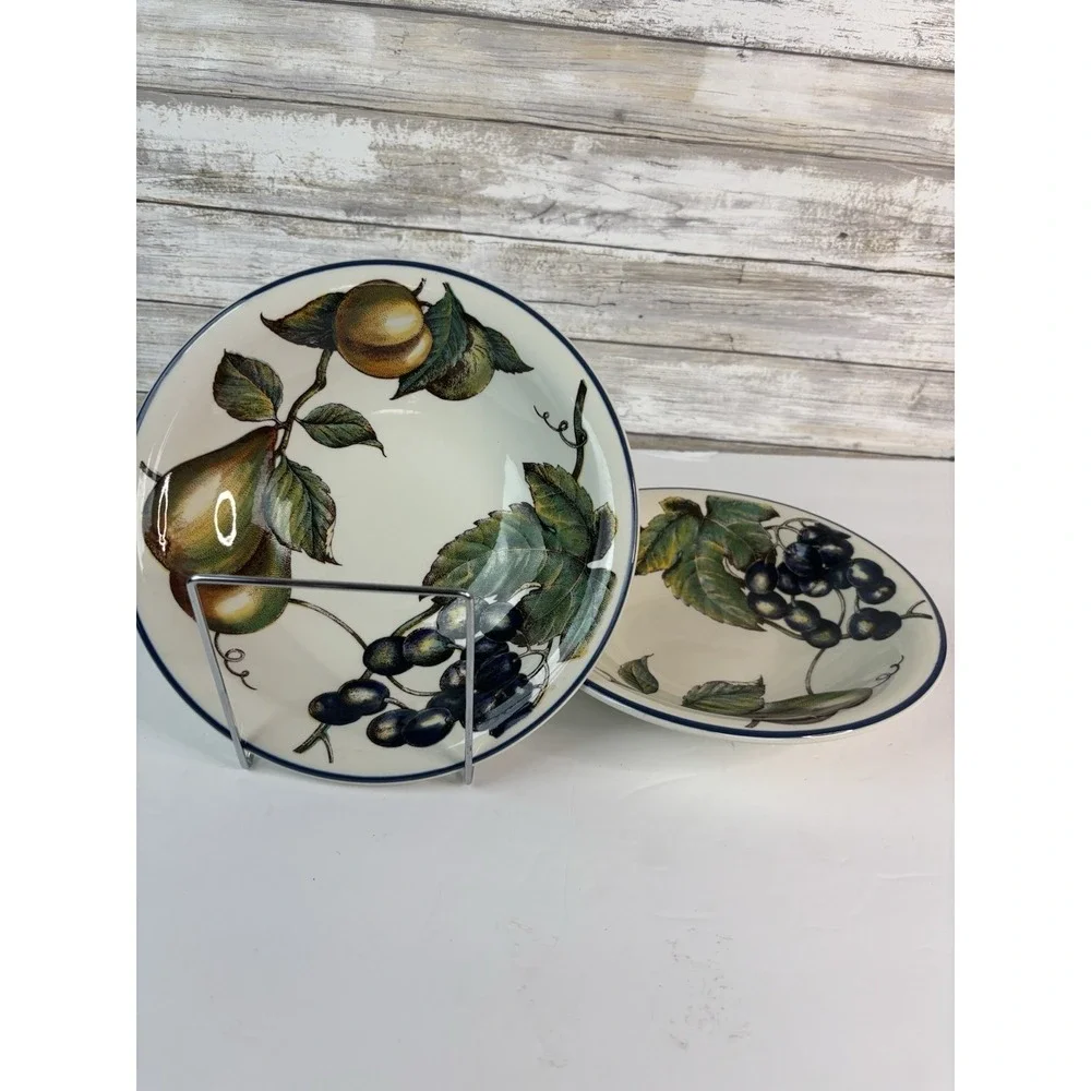 (2) Pier One Soup Pasta Bowl 8-1/2