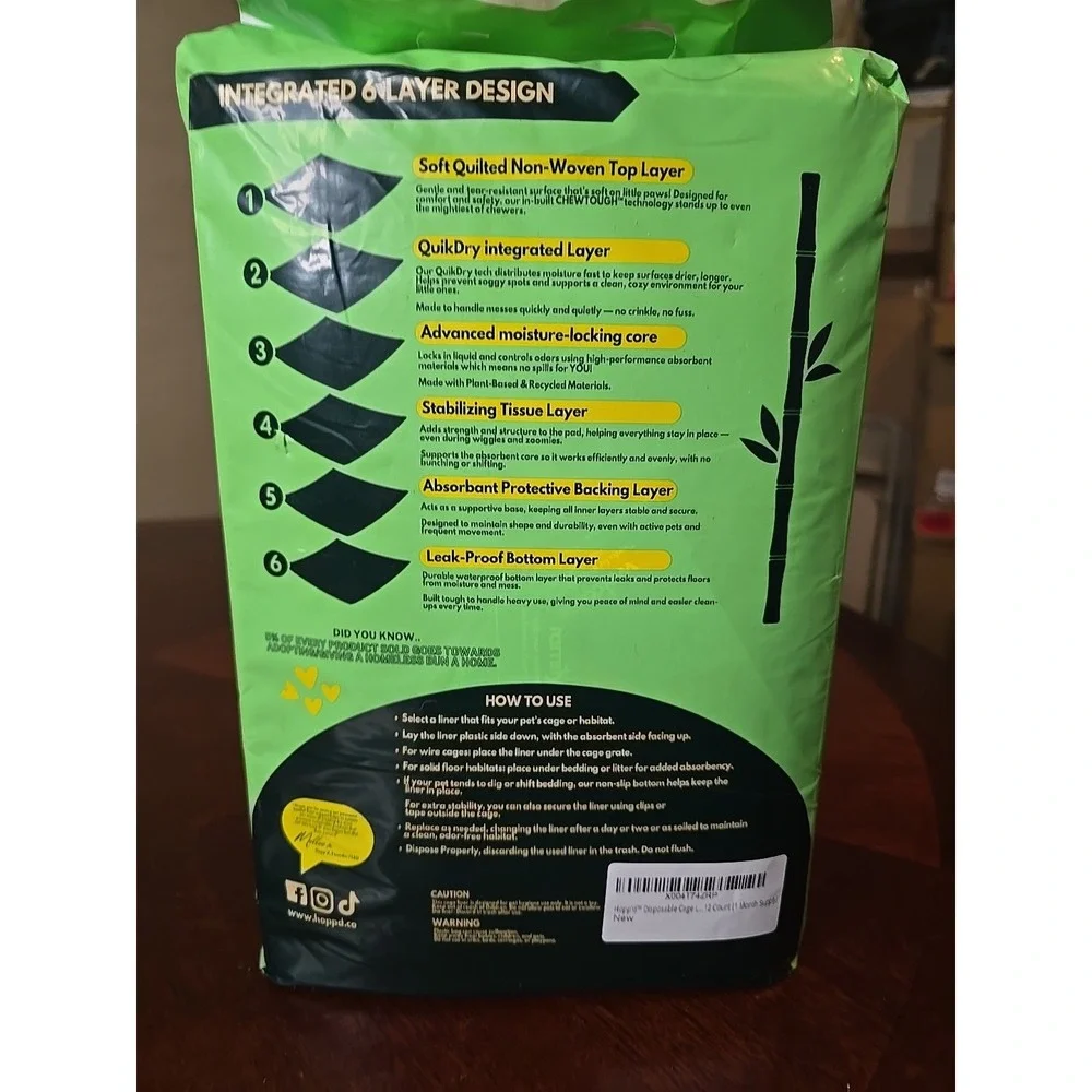 Hoppd‎ Disposable Cage Liners For Critters