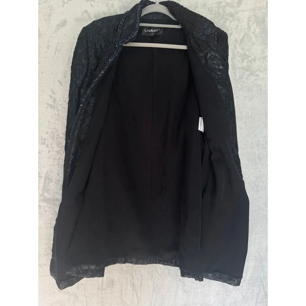 CHANEL longline jacket