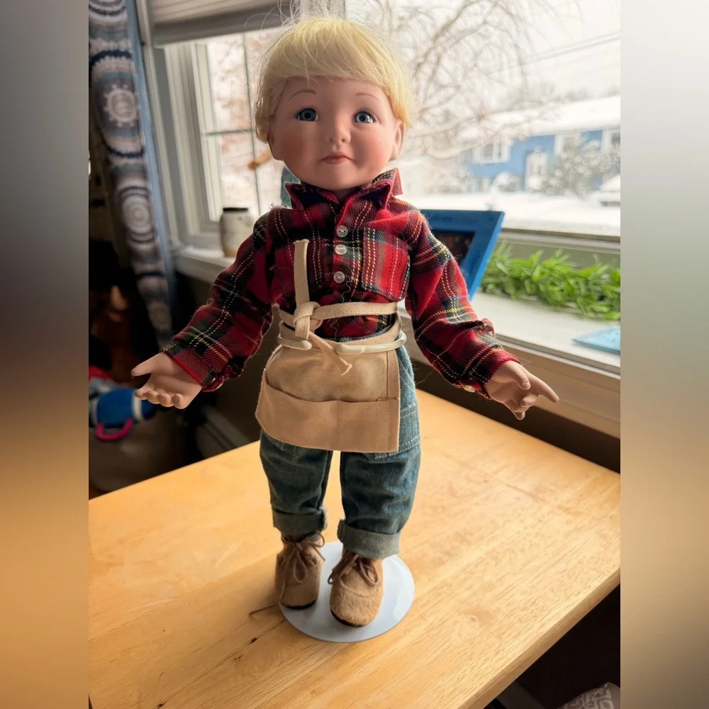 Tools Make The Man Porcelain Doll