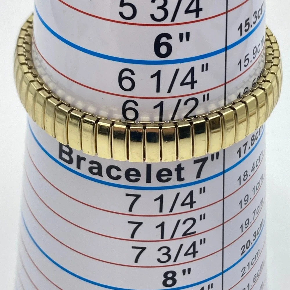 Vintage Armitron Women's Watch Gold Tone Diamond Stretch Band New Battery 6.75