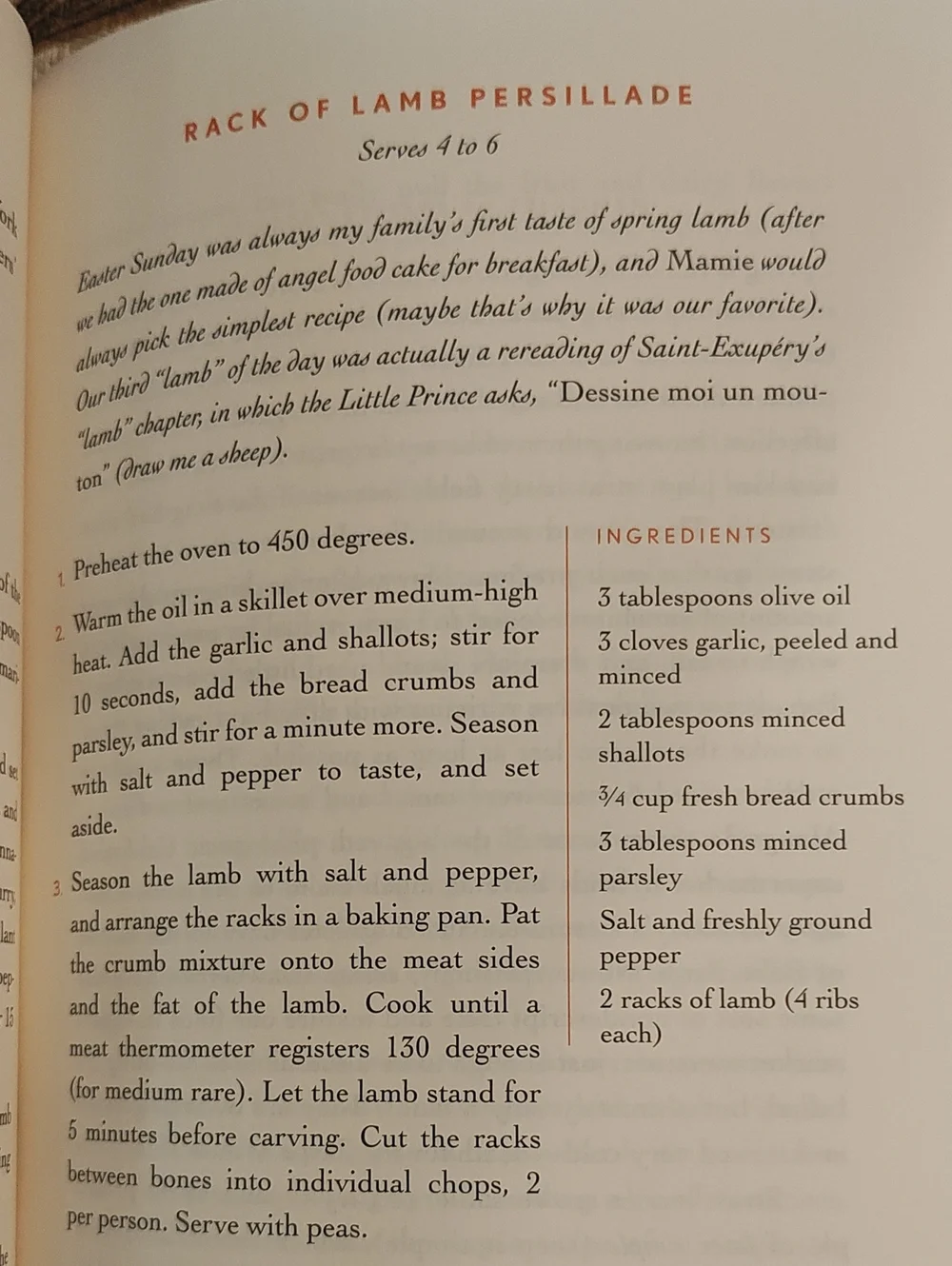 N/A recipes stories