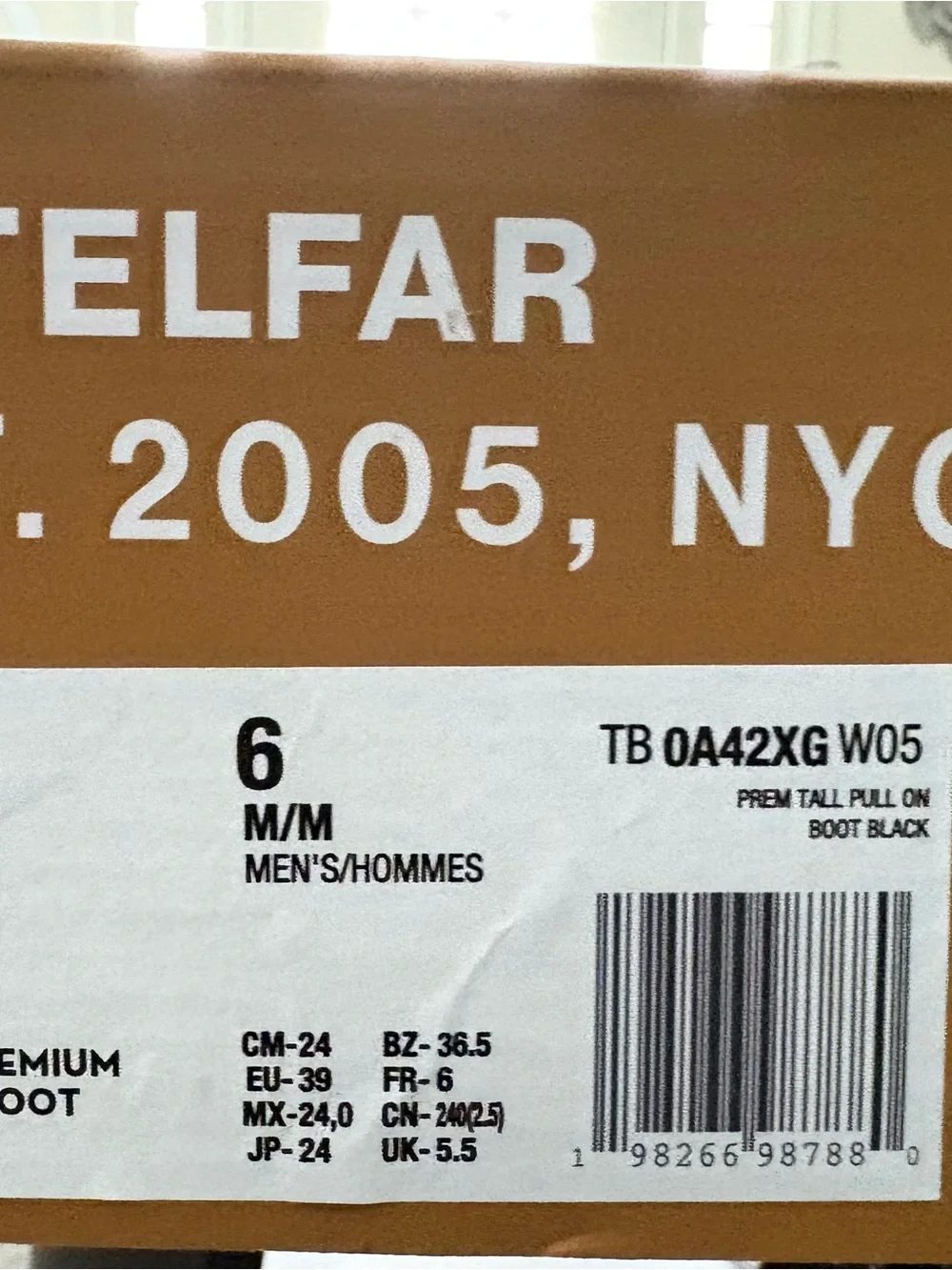 PRICE FIRM-Timberland Telfar Premium Tall Pull-On Boots
