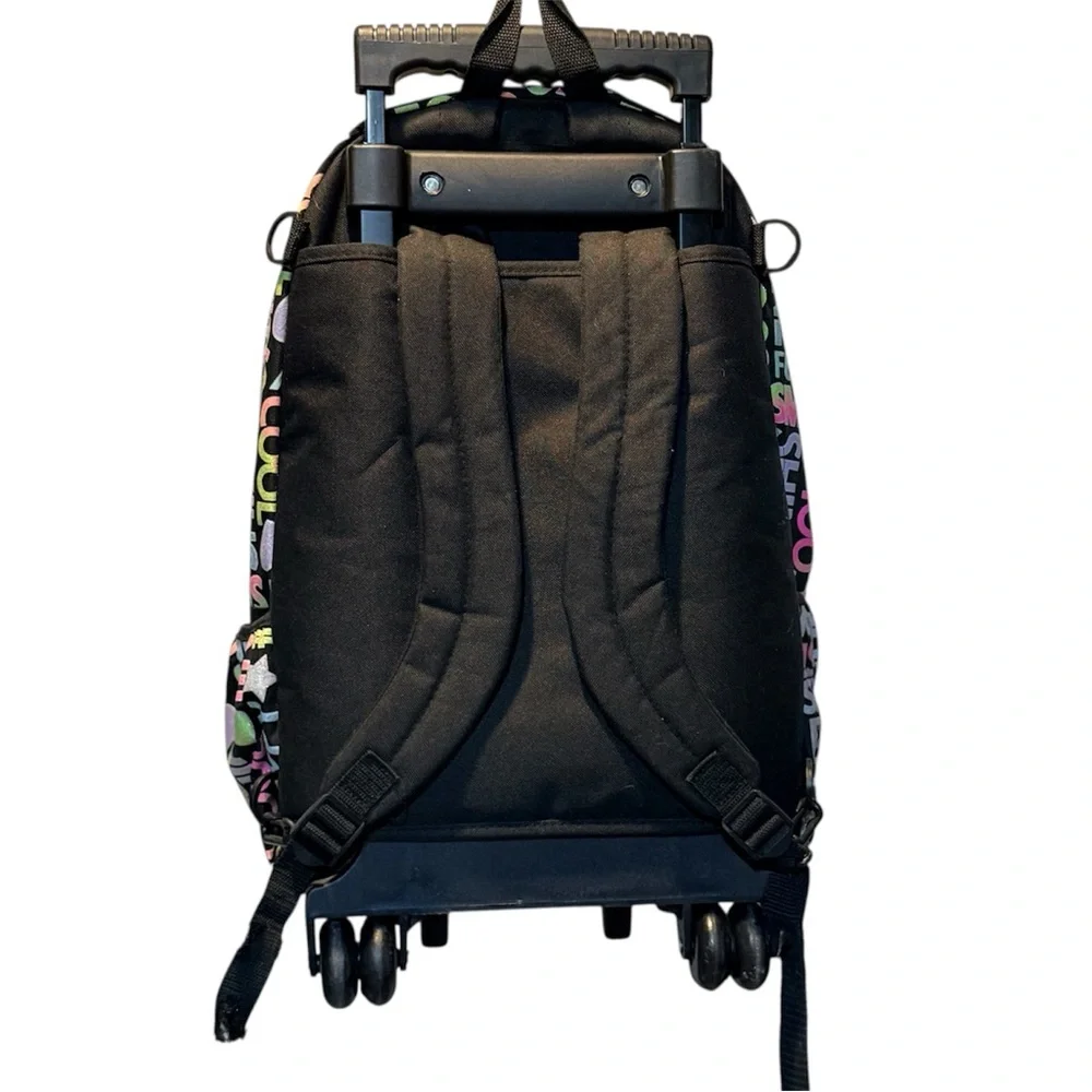 Justice backpack shown