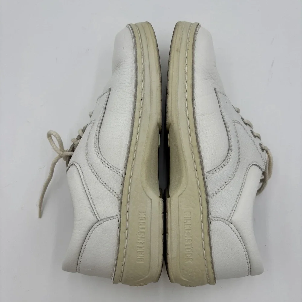 Birkenstock white leather