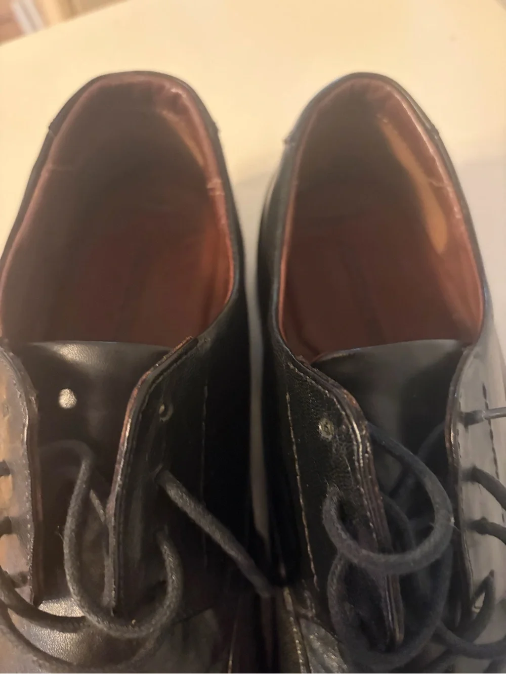 Johnston & Murphy fit stitch adds