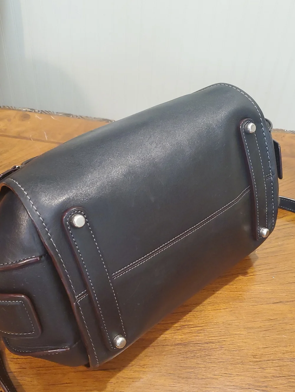 Coach black glovetanned