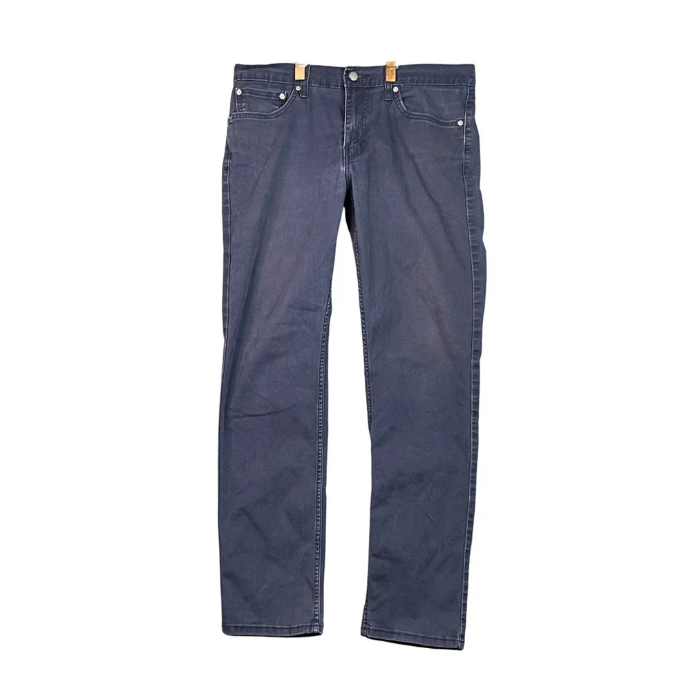 Levis 511 Slim Fit Pants Mens 32x29 Navy Blue All Seasons Tech Twill Chino