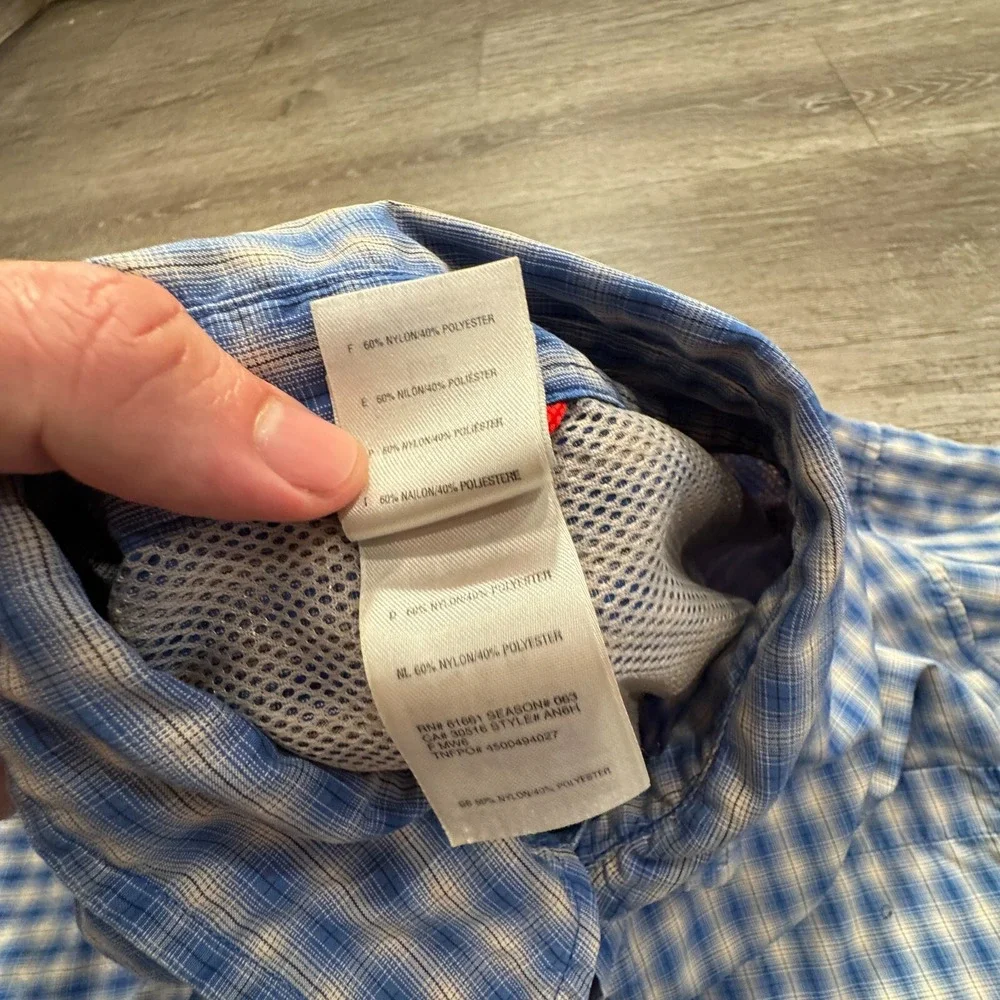 The North Face washing support measurements