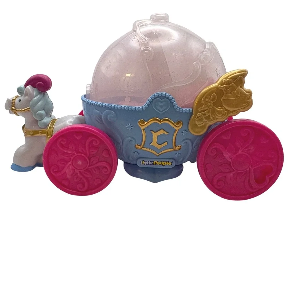 Fisher Price Little People Cinderella Carriage Coach Horse Only Disney Princess