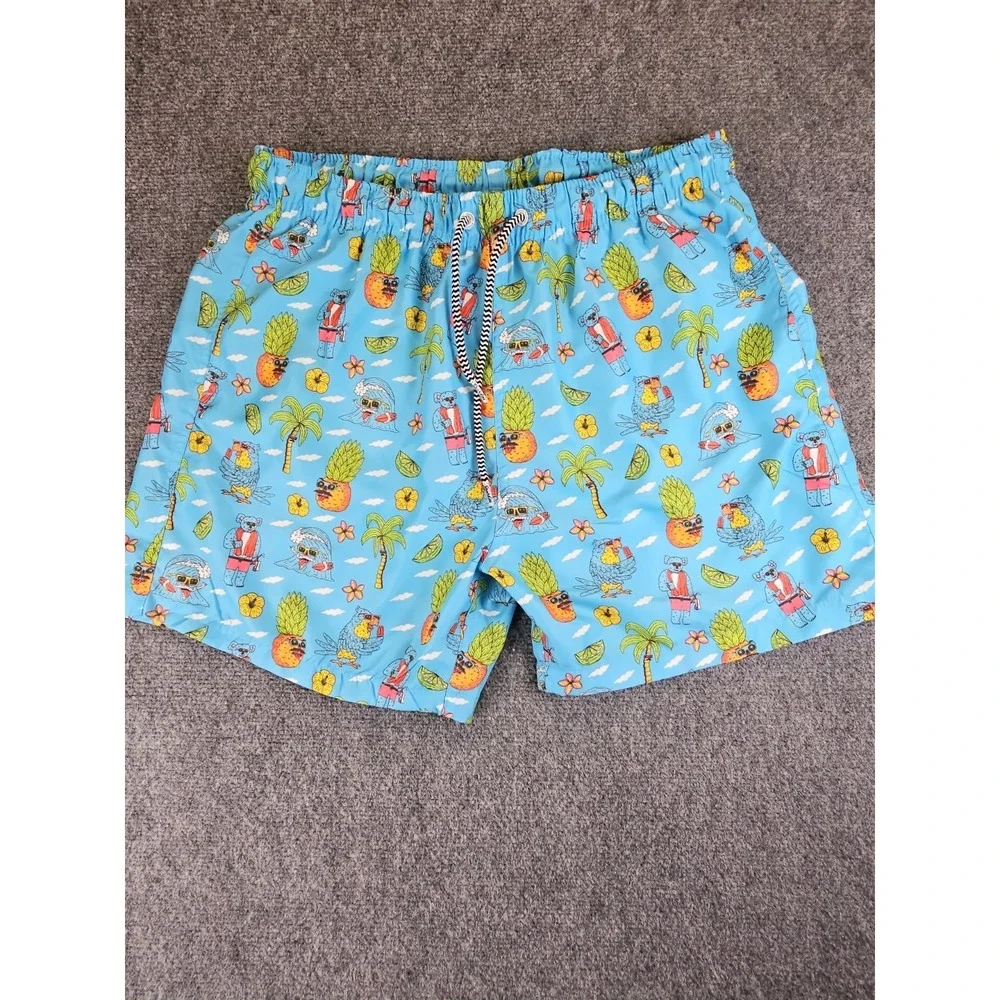 BOARDIES Swim Shorts Size XL Mulga Koala Blue Tropical Pineapple 1641