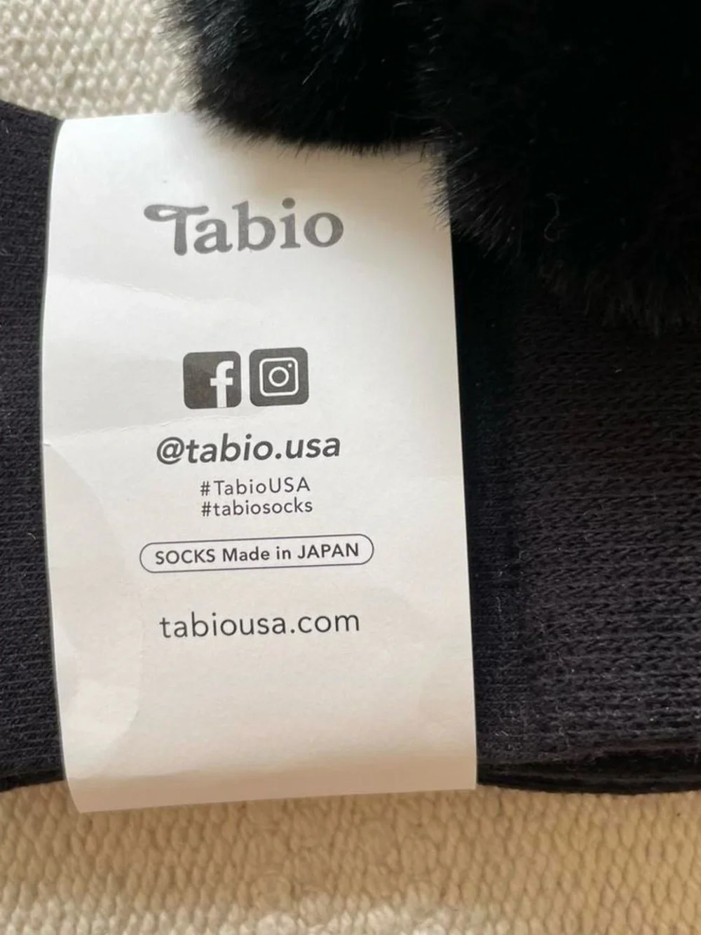 Tabio Womens Pom Pom Socks Wool Blend Fluffy M 90s Y2K Kawaii Japanese Made