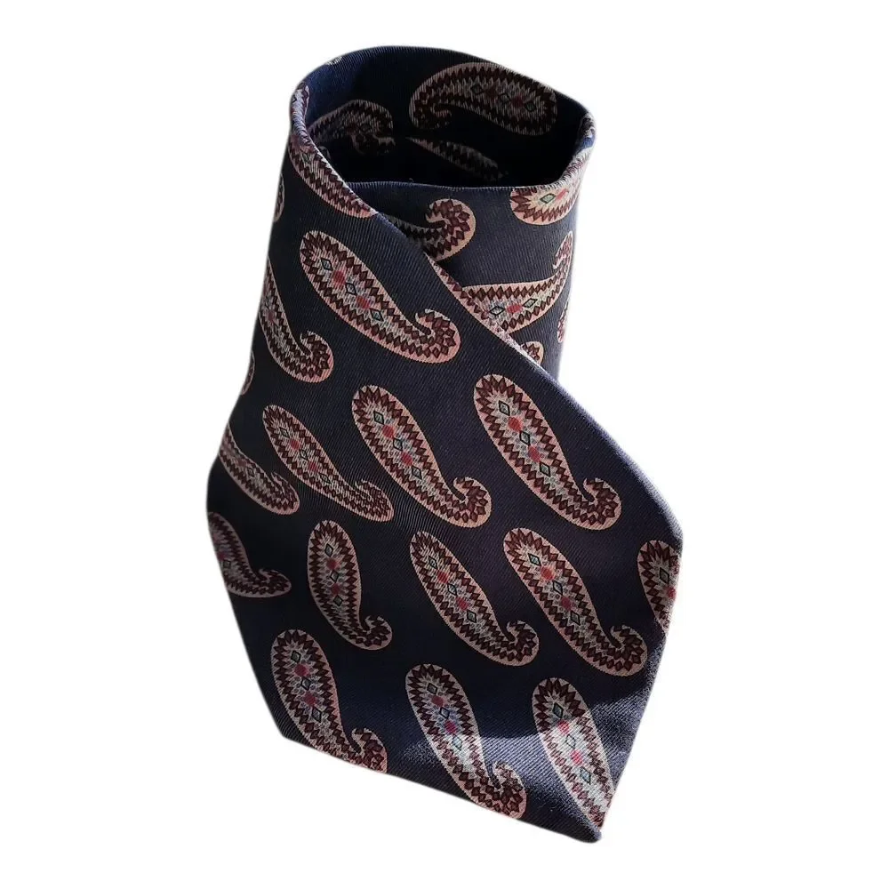 Harold's Navy Paisley Men's Tie