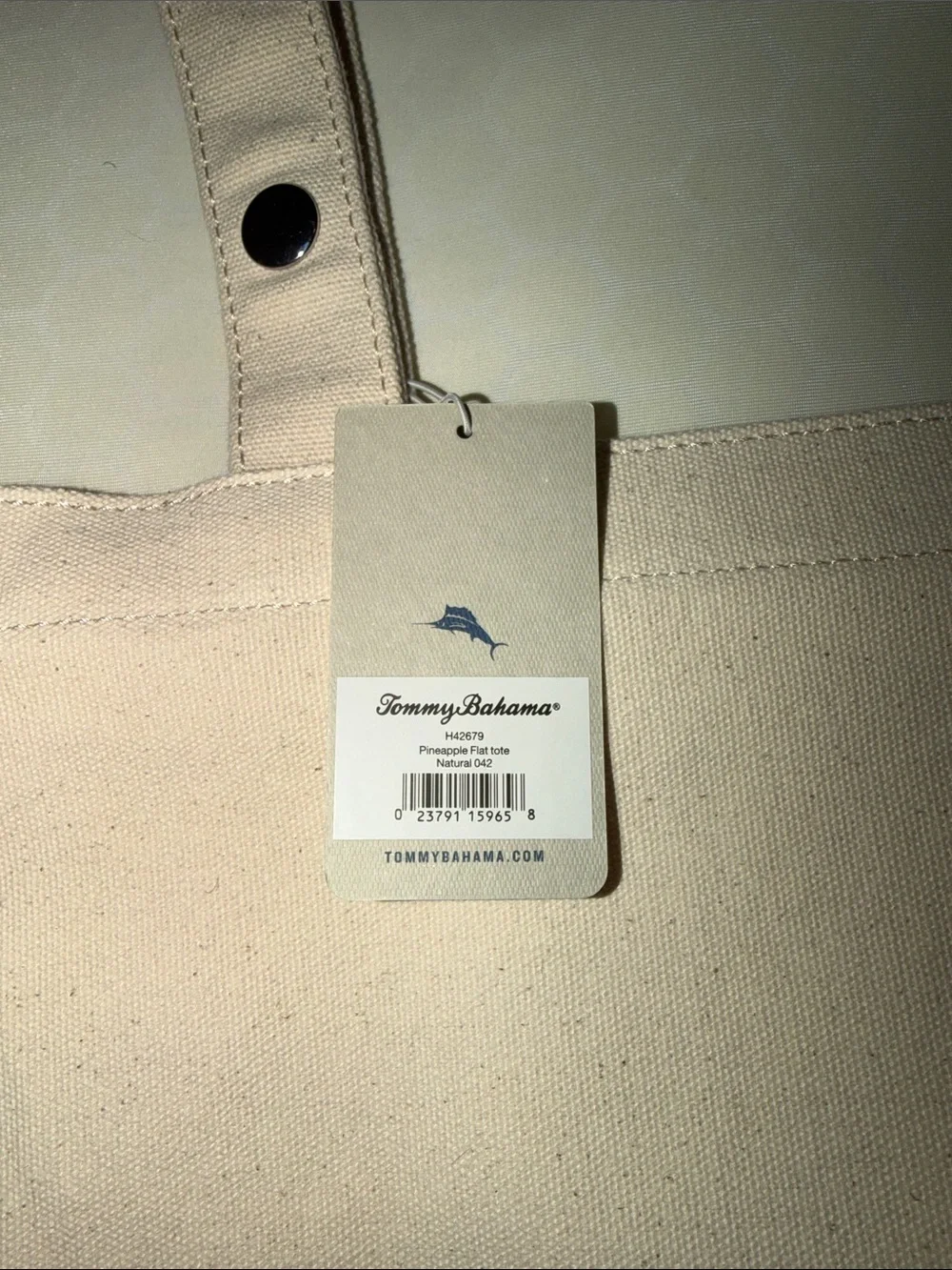 Tommy Bahama canvas tote