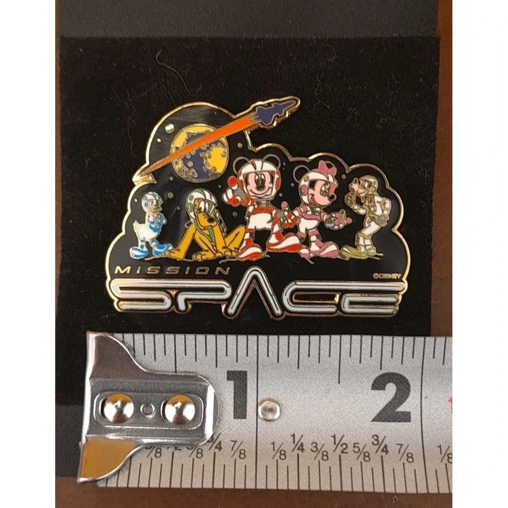 Disney Pin Mission Space Fabulous 5 Mickey Minnie Donald Pluto Goofy 2003 Tradin