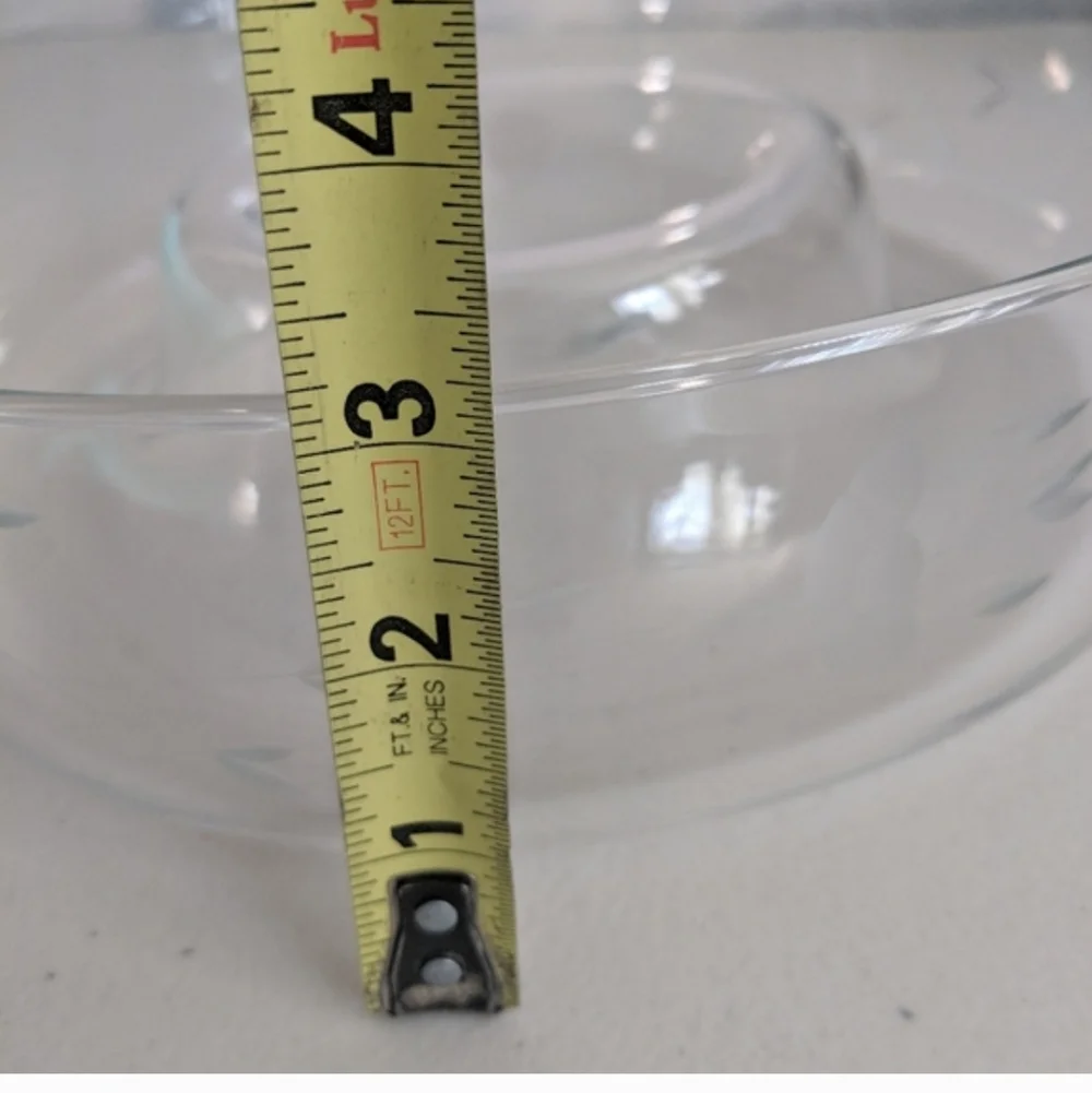 Vintage Crystal Bowl Serveware Entertaining Gift Party Kitchen