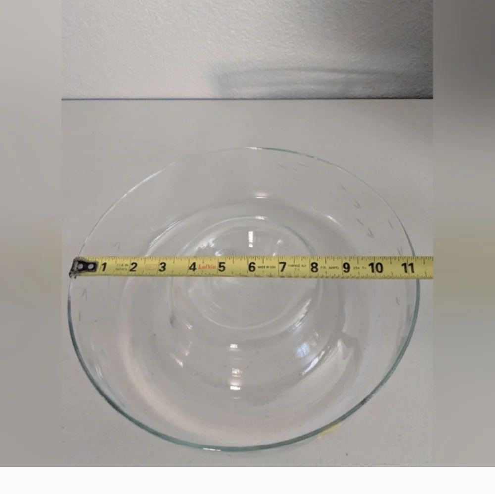 Vintage Crystal Bowl Serveware Entertaining Gift Party Kitchen