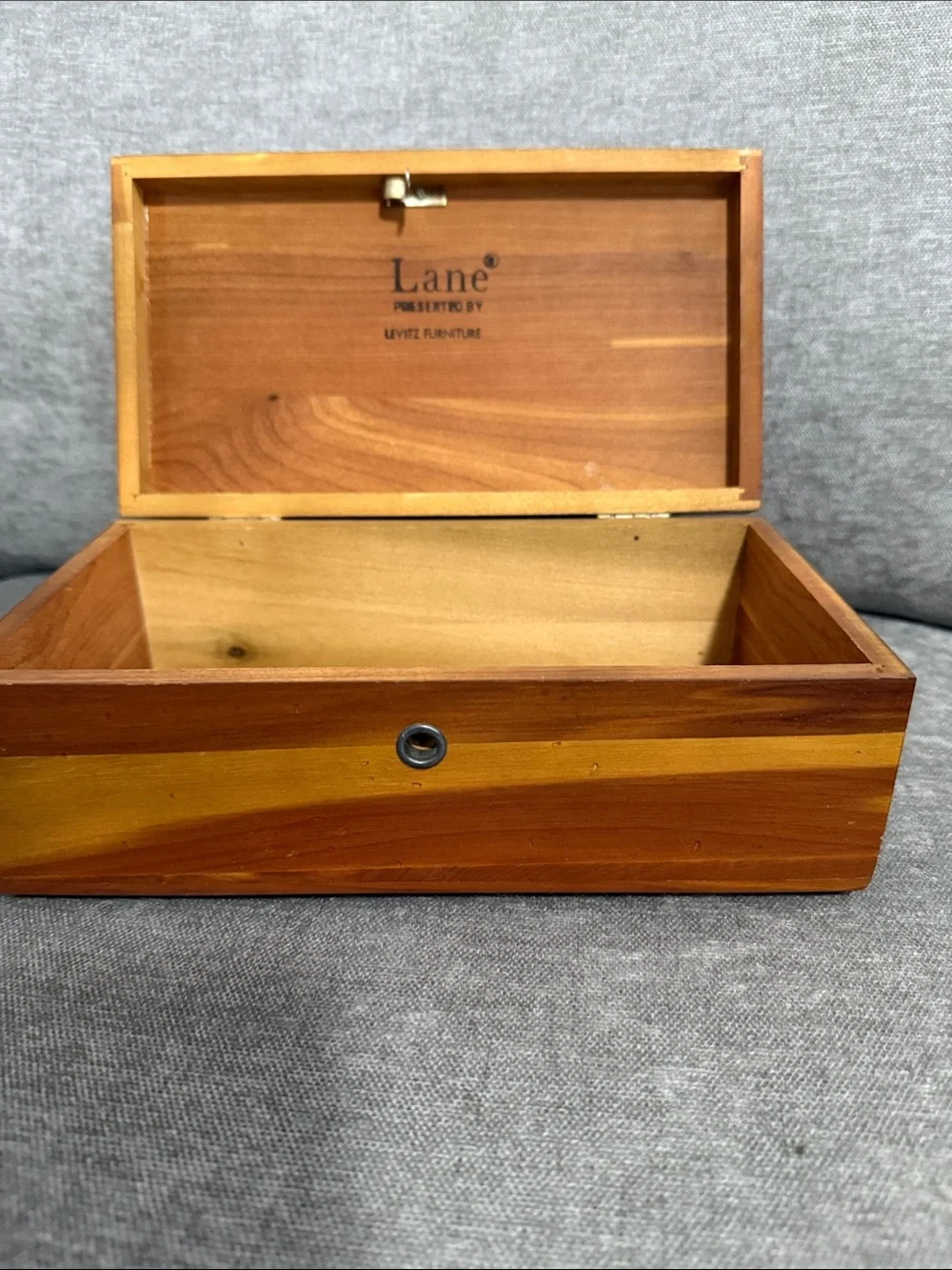 Lane Wooden Keepsake Box - Natural Wood Tones