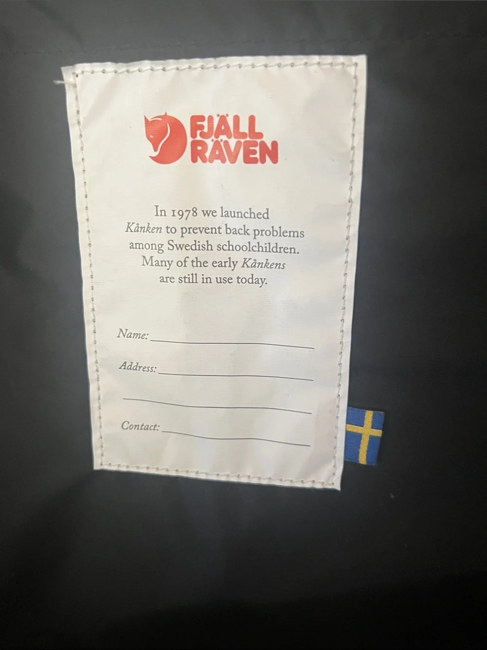 Fjallraven classic kånken