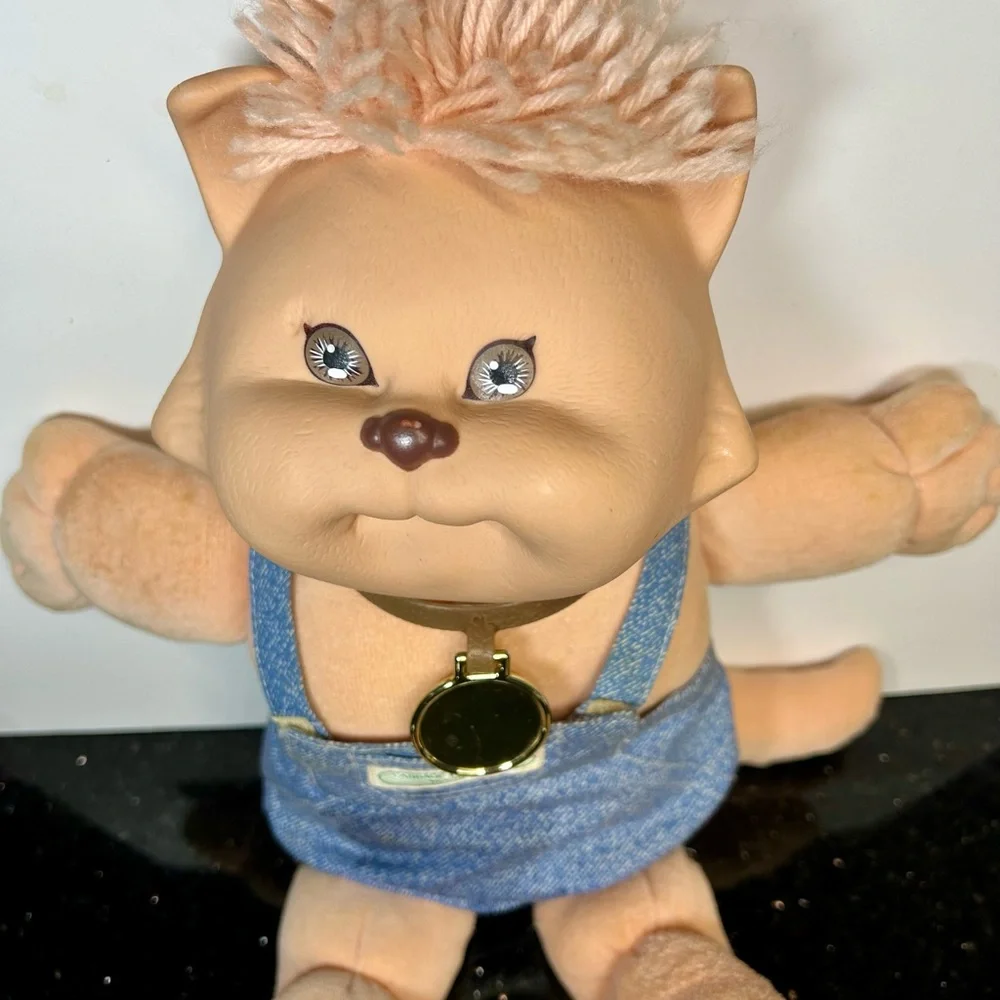 1988 vintage Cabbage Patch Kids BAH‎ Bah Doll with Denim Outfit