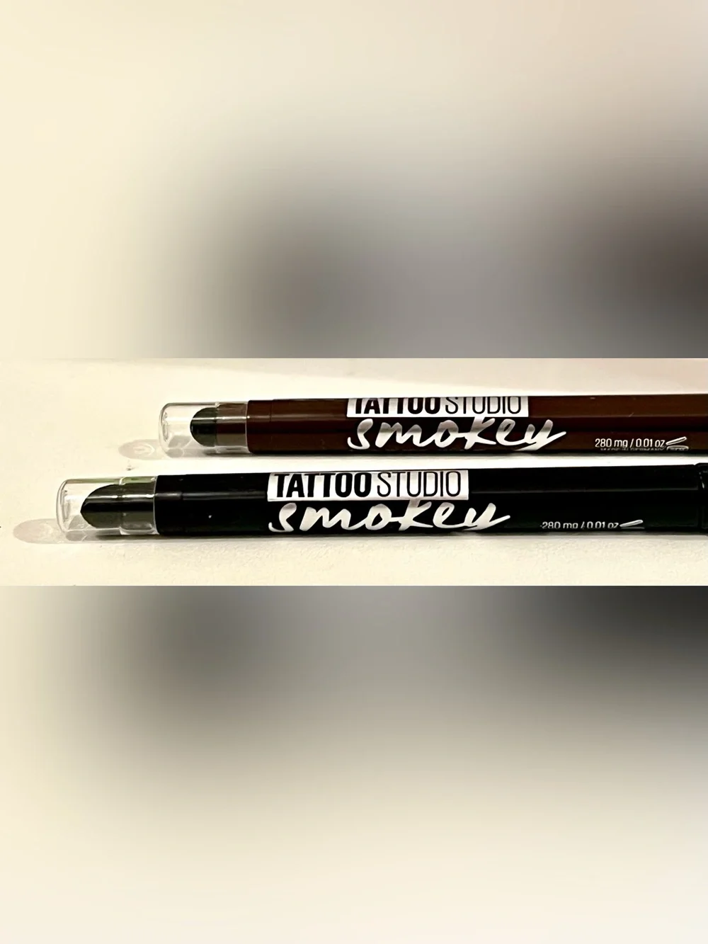 Maybelline New York Tattoo Studio Smokey Gel Pencil Eyeliner Brown & Black (set)