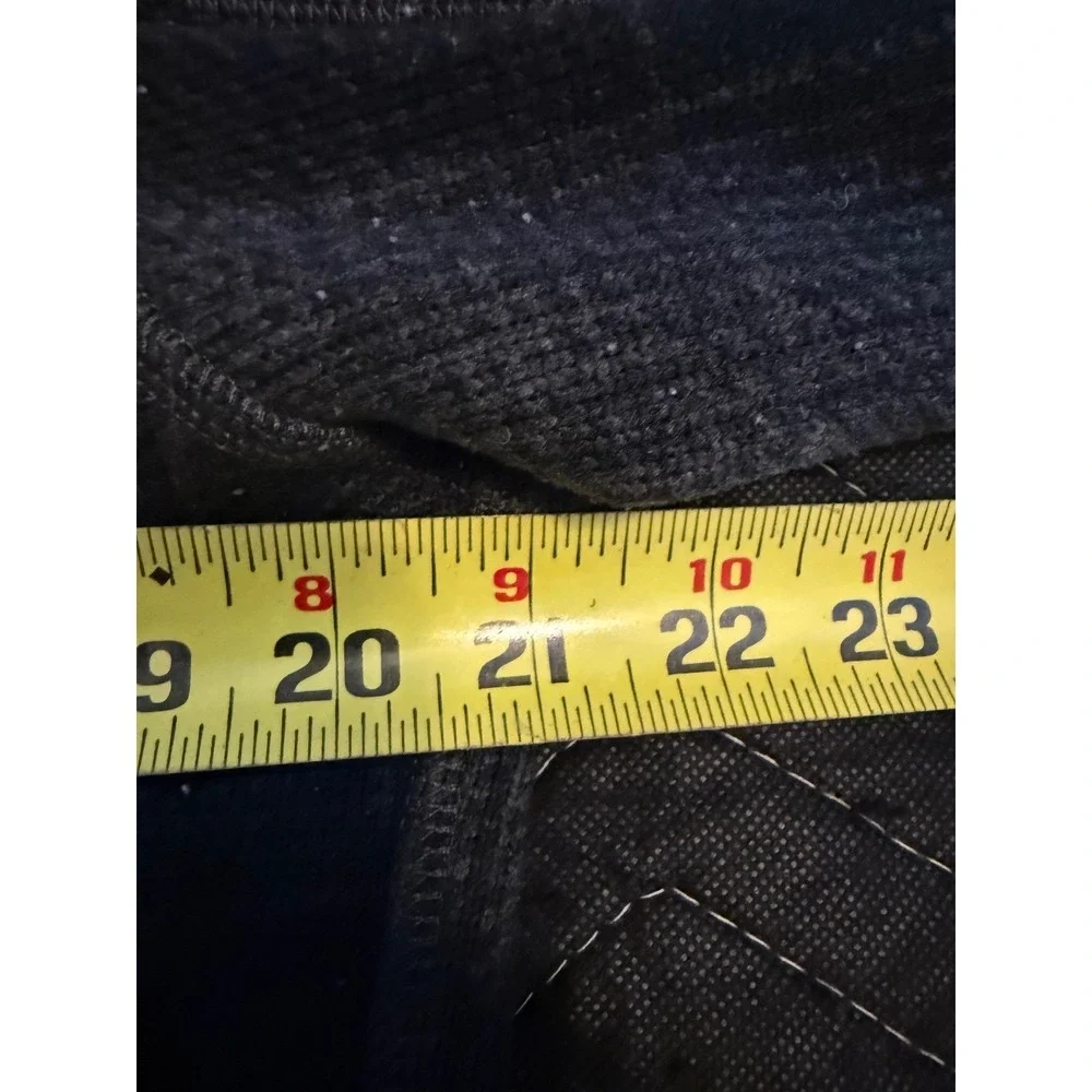 The North Face Plaid Quarter Zip Fleece Pullover Mens Medium Grey Check Pocket