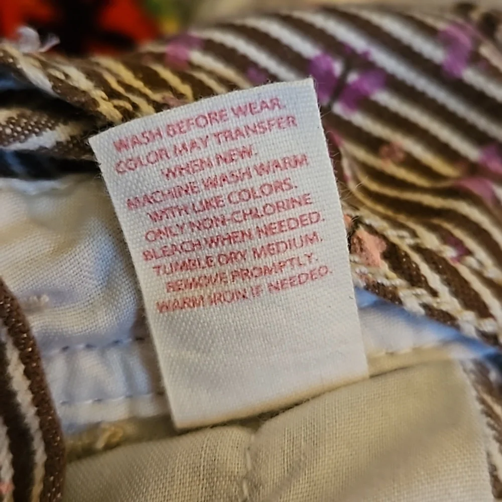 VTG OSHKOSH B'GOSH Striped Butterfly Denim Overalls