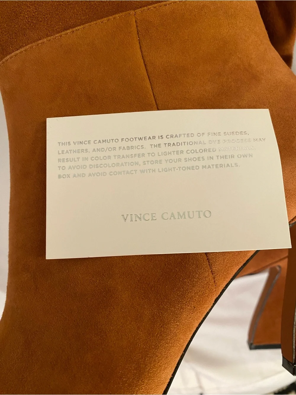 Vince Camuto brown worn rich