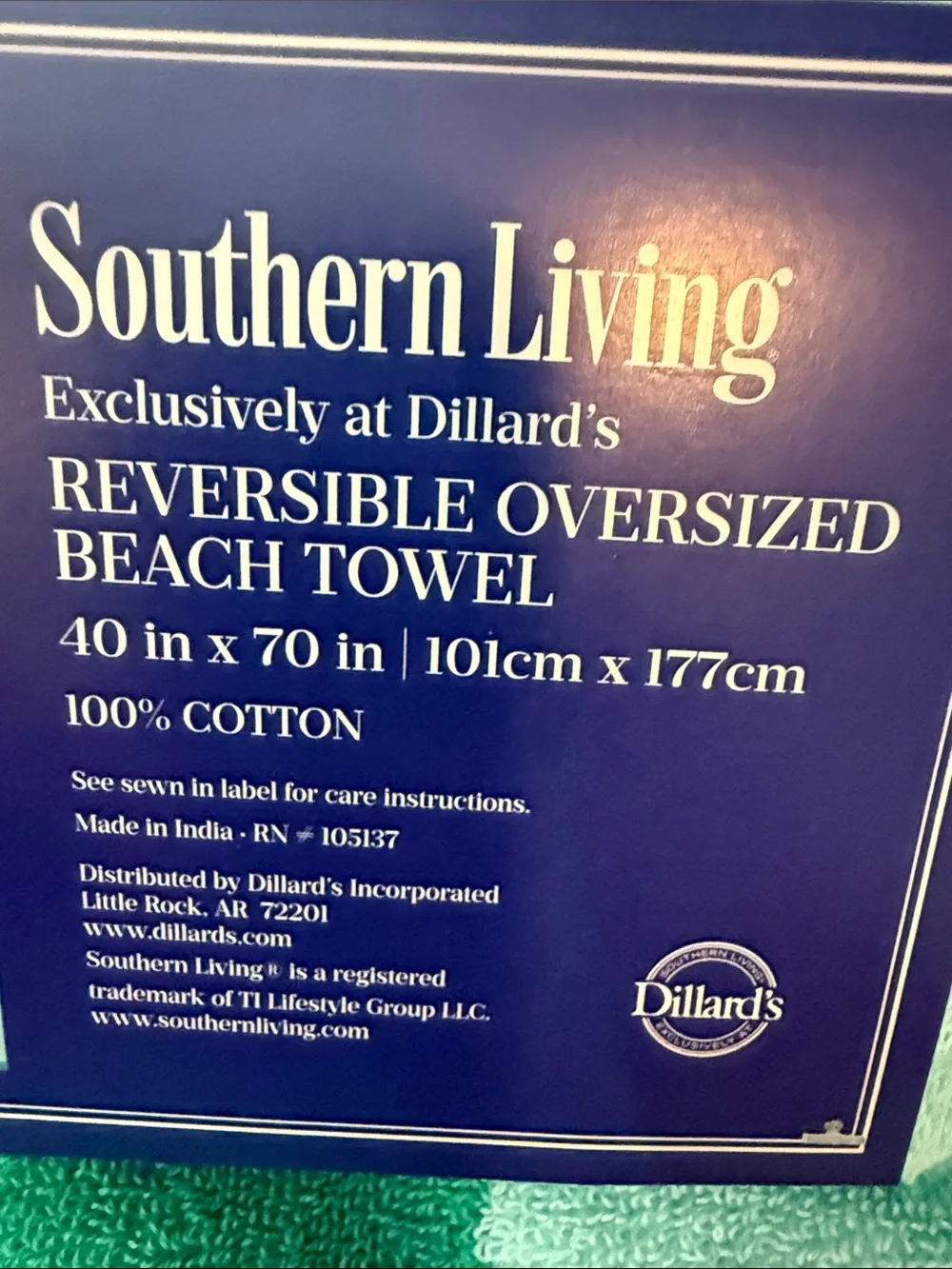 Southern Living mint beach soft