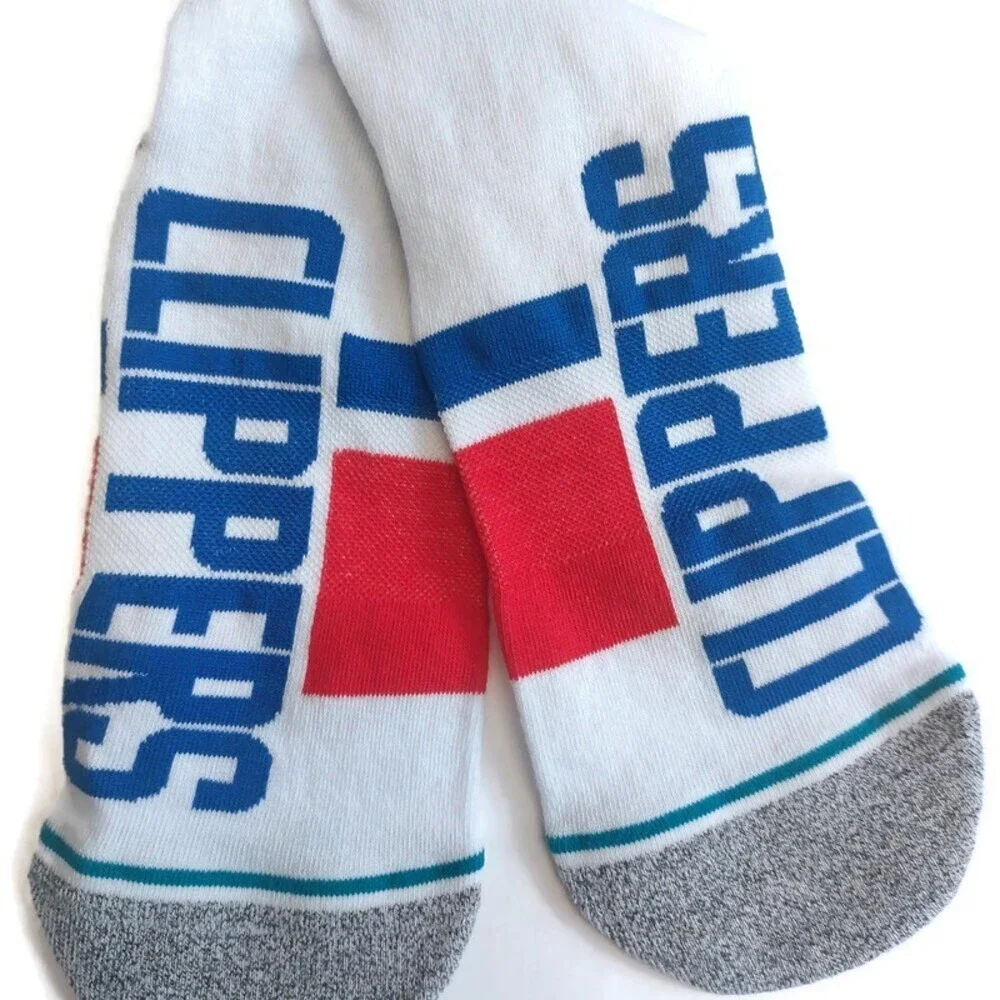 Stance Mens L (9-13) Los Angeles Clippers Shortcut 2 Infiknit Casual Crew Socks