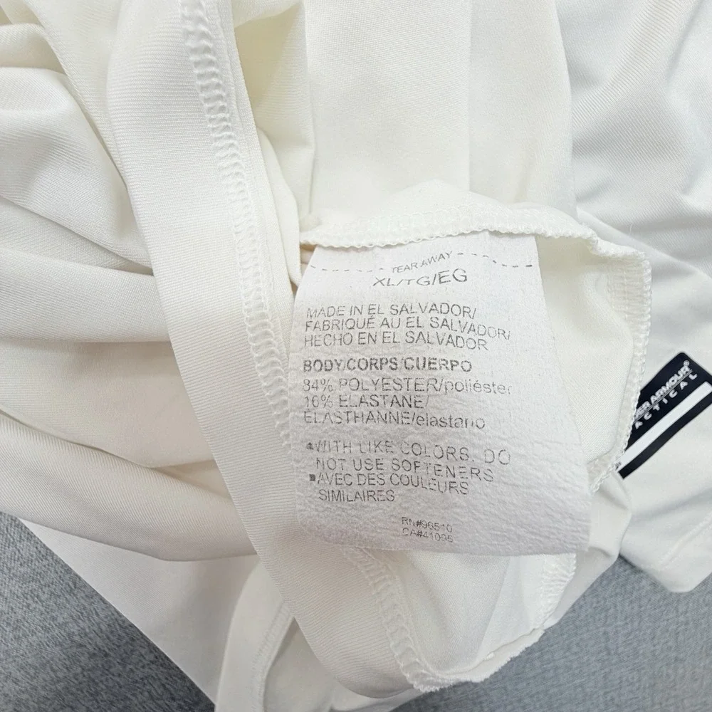 Under Armour Tactical HeatGear Compression Shirt White XL Lot of 3 Short Sleeve