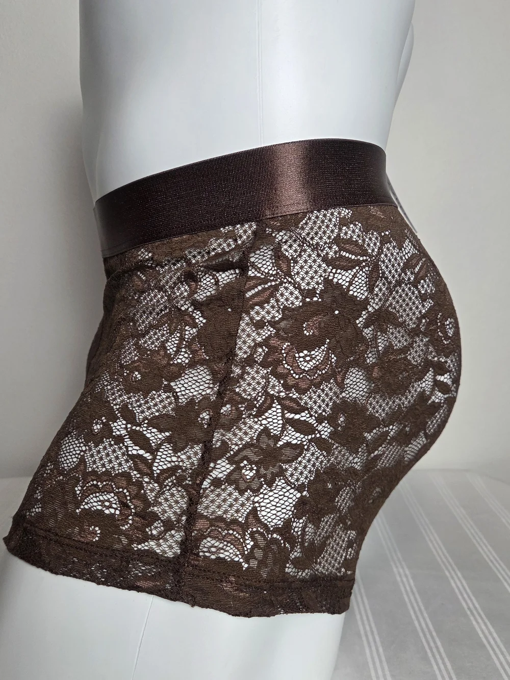 Cosabella Brown Lace Boxer Briefs