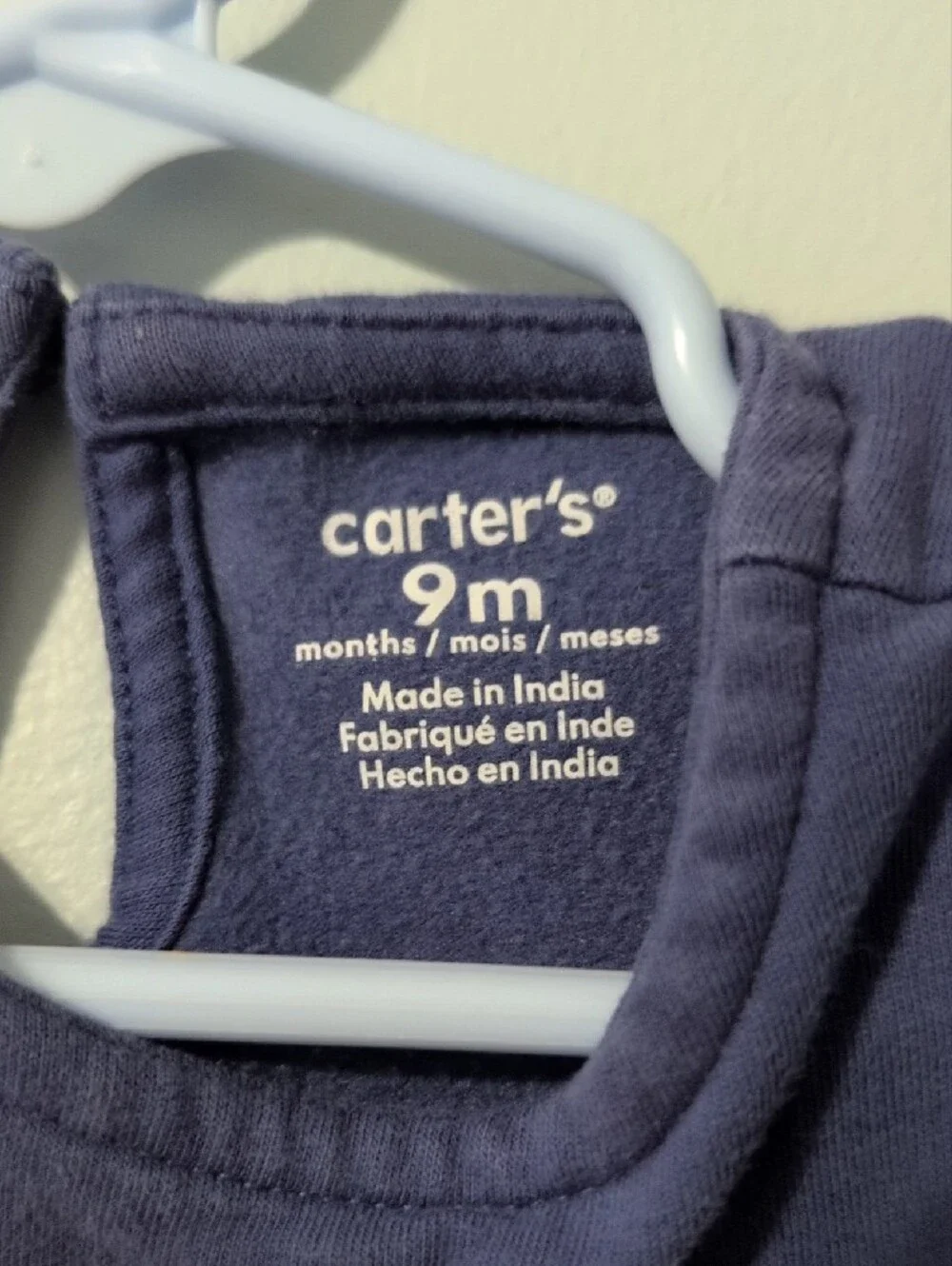 Carter's Purple Dress with Pink and Orange Floral Embroidery