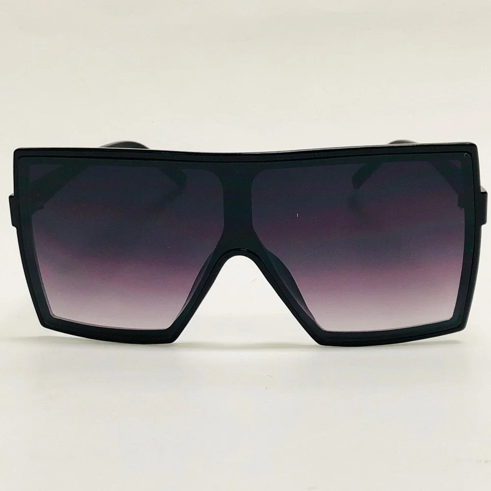 Oversized Shield Sunglasses Women‎ Fashion Trendy Square Frame Shades Lentes New