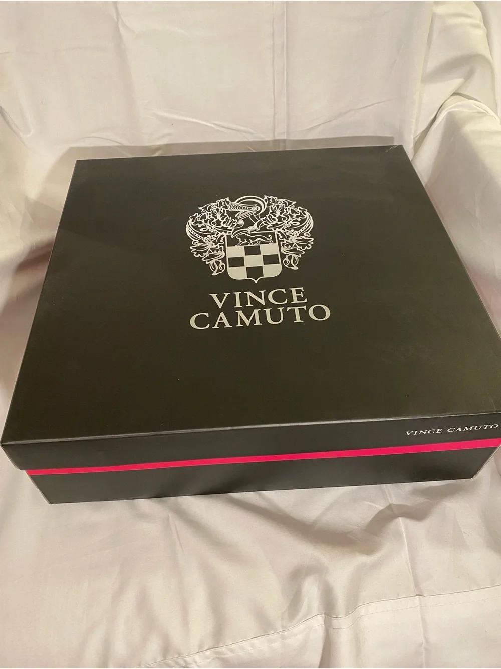 NIB Vince Camuto Tapala over the knee boot black suede 10 wide calf lace up