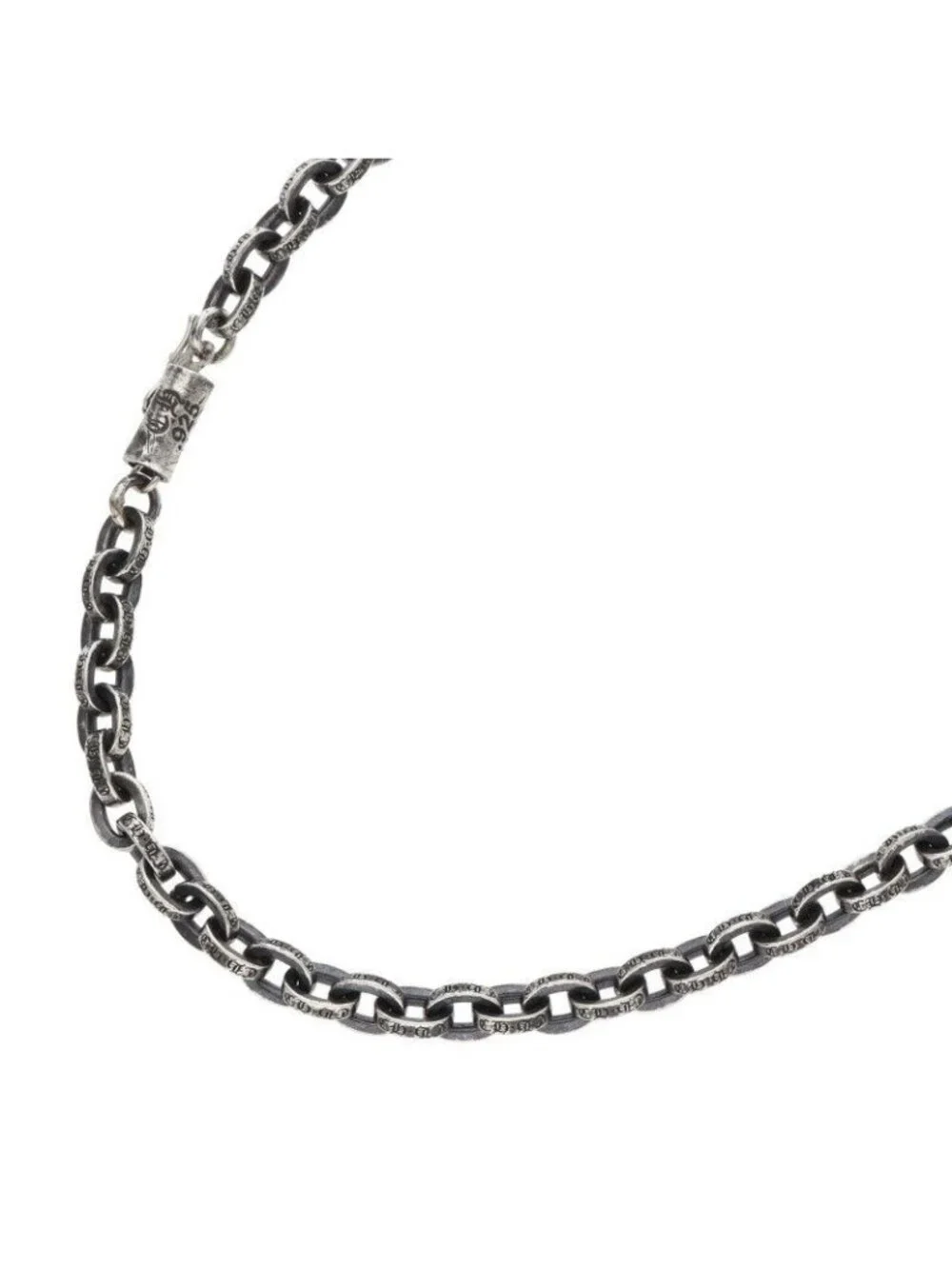 Chrome Hearts Paper Chain 24 Silver Necklace