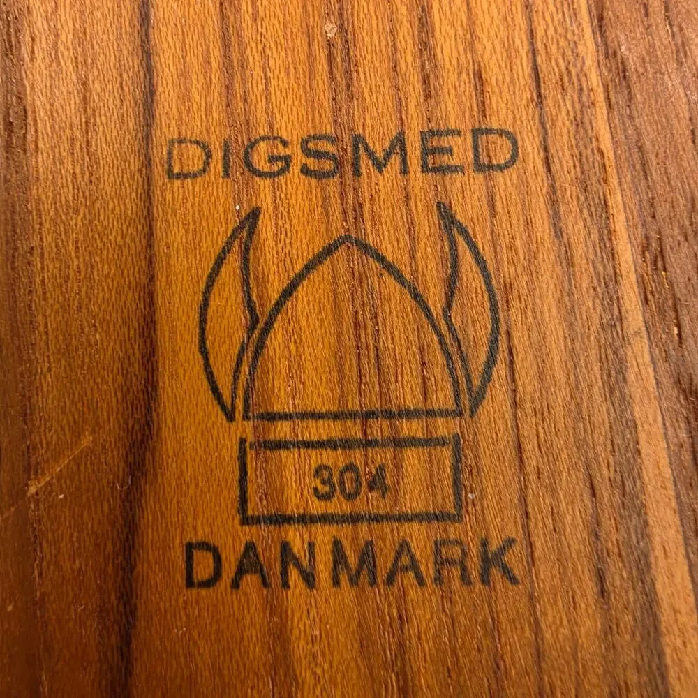 Vintage Digsmed Denmark Teak Lazy Susan Rotating Serving Board Tray Complete 304